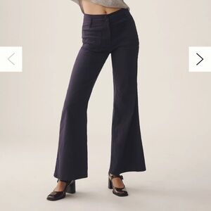 Anthropologie Junie High-Rise Flare Pants by Maeve